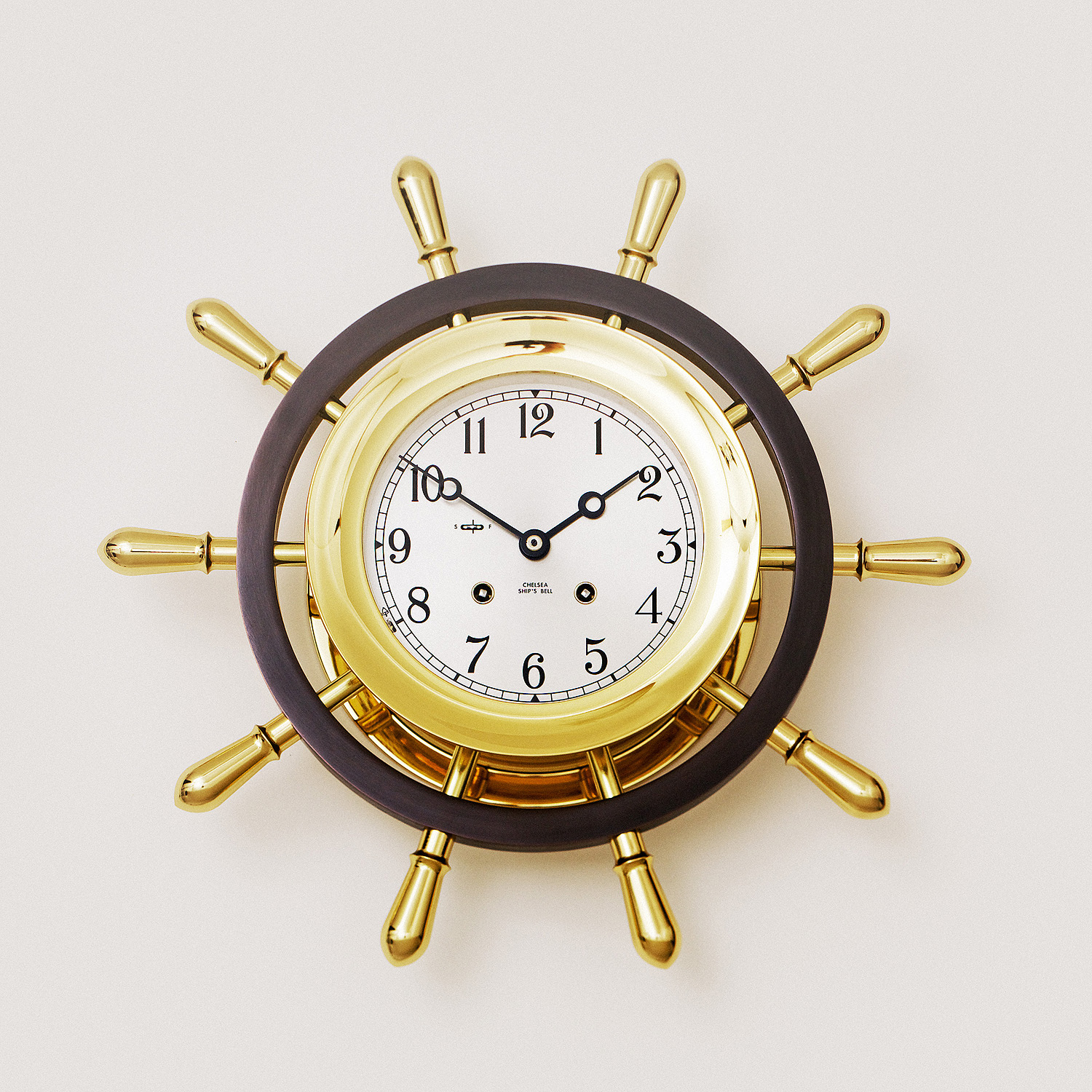 CHELSEA SHIPS BELL 6" DIAL PILOT CLOCK