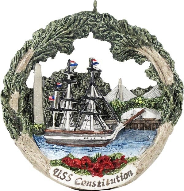 USS CONSTITUTION ORNAMENT 