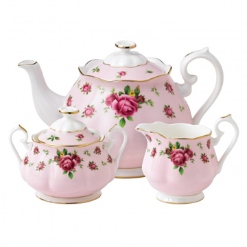 3PC TEA SET (TEAPOT,SUGAR,CREAMER) 