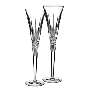 TOASTING FLUTES 5.5oz 170ml  (PR), Lismore Diamond 
