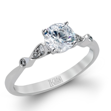 14KW 4 PRONG DIAMOND MTG 6D=.11CT