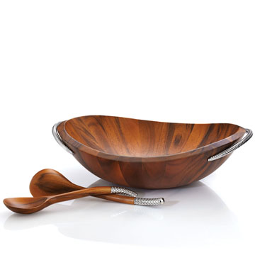 SALAD BOWL w/SERVERS 