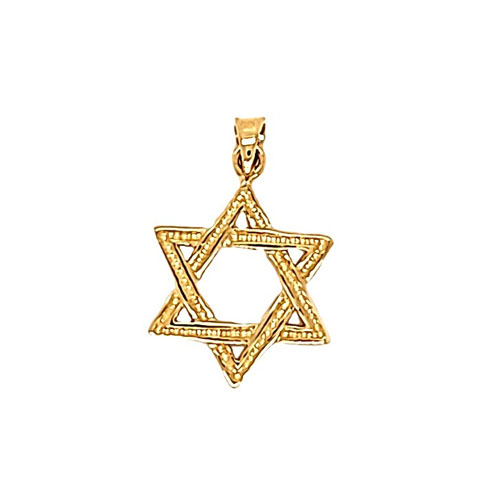 14KYG STAR OF DAVID CHARM