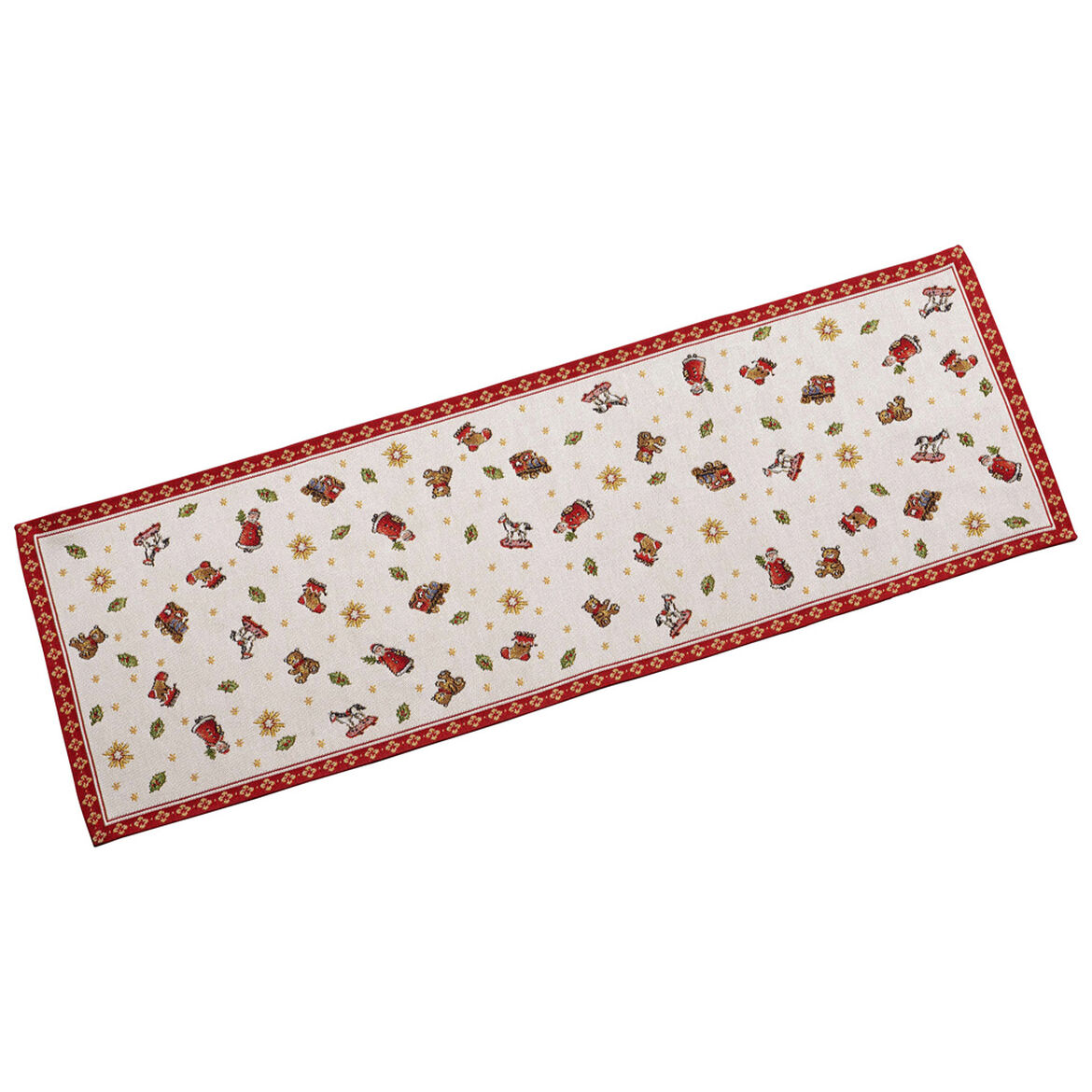 LARGE EMBROIDERED RUNNER  12.5"x 37.75"