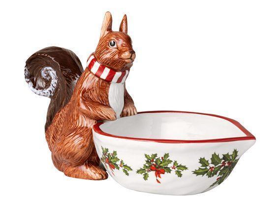 SQUIRREL NUT BOWL   5.5" L 3.75" W 4" H