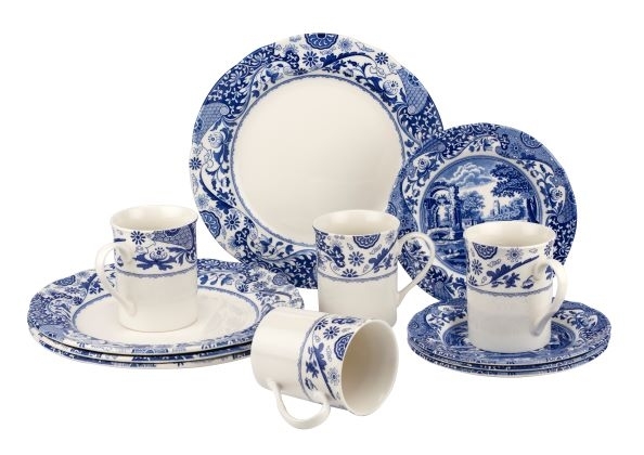 12PC SET (4-DINNER,4-SALAD,4-MUG)  MIXED