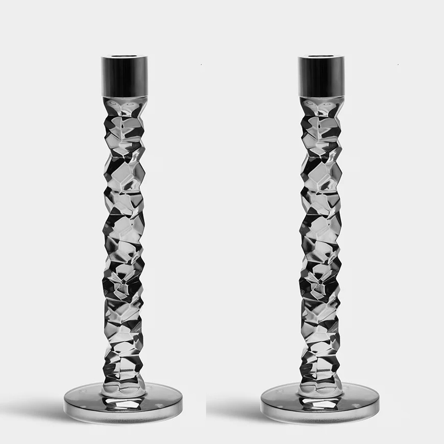 CANDLESTICK (PR) graphite 11.7"H 