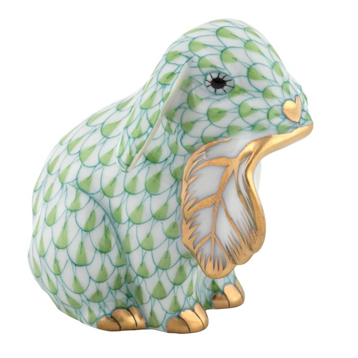 KEY LIME FALL BUNNY  2in L X 2in W X 1.75in H