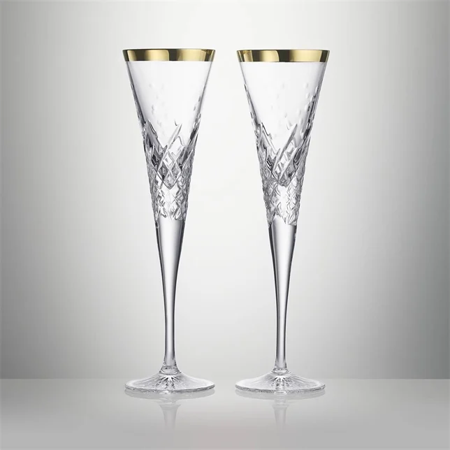 CELEBRATIONS TOASTING FLUTES GOLD (PR), 4.5oz 145ml