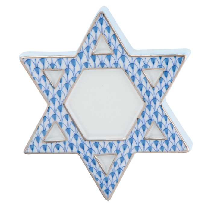 BLUE STAR OF DAVID  3.25"D