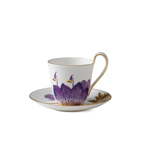 CUP and SAUCER, PANSY  9.13oz  27cl