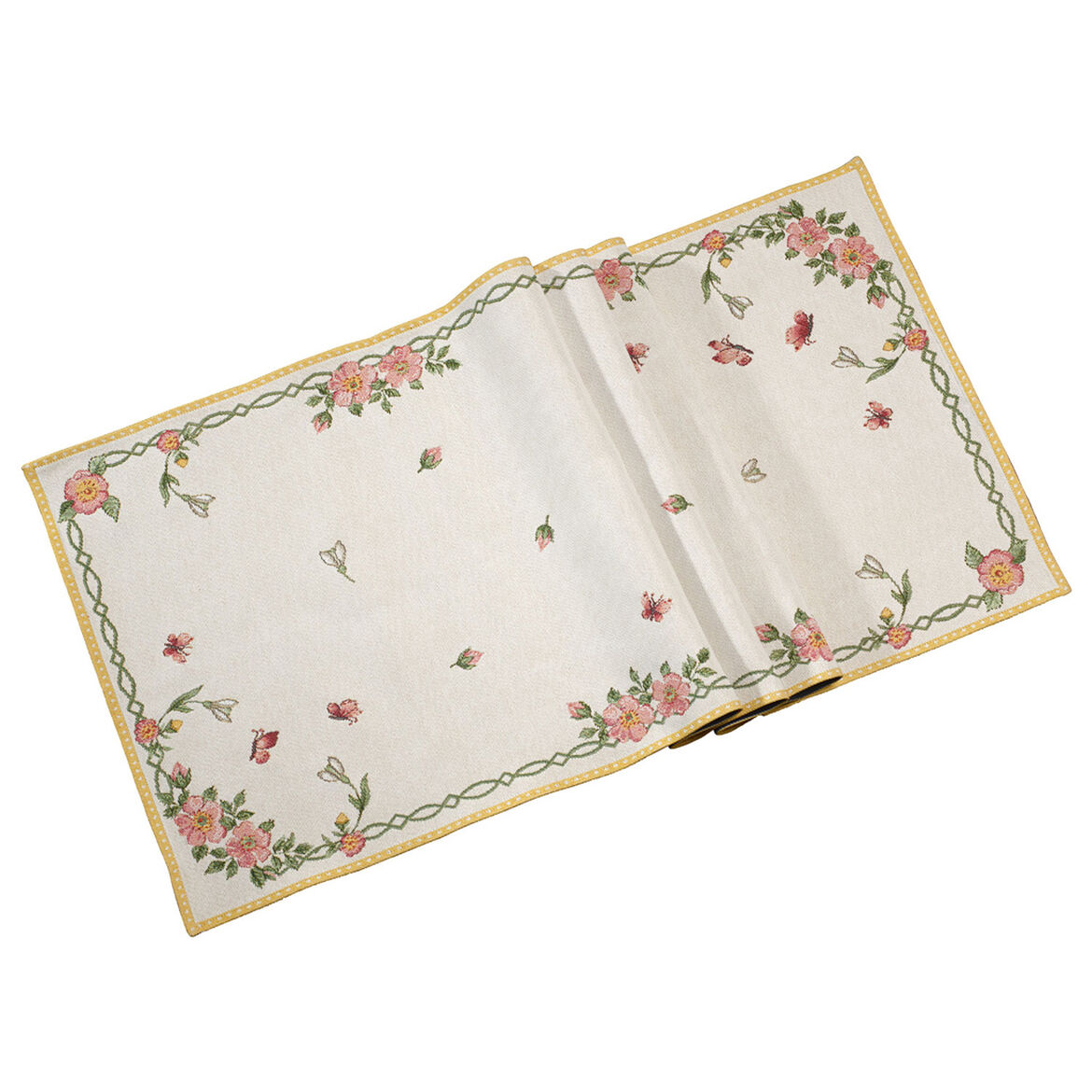 EMBROIDERED TABLE RUNNER 19.25"x56.25" 