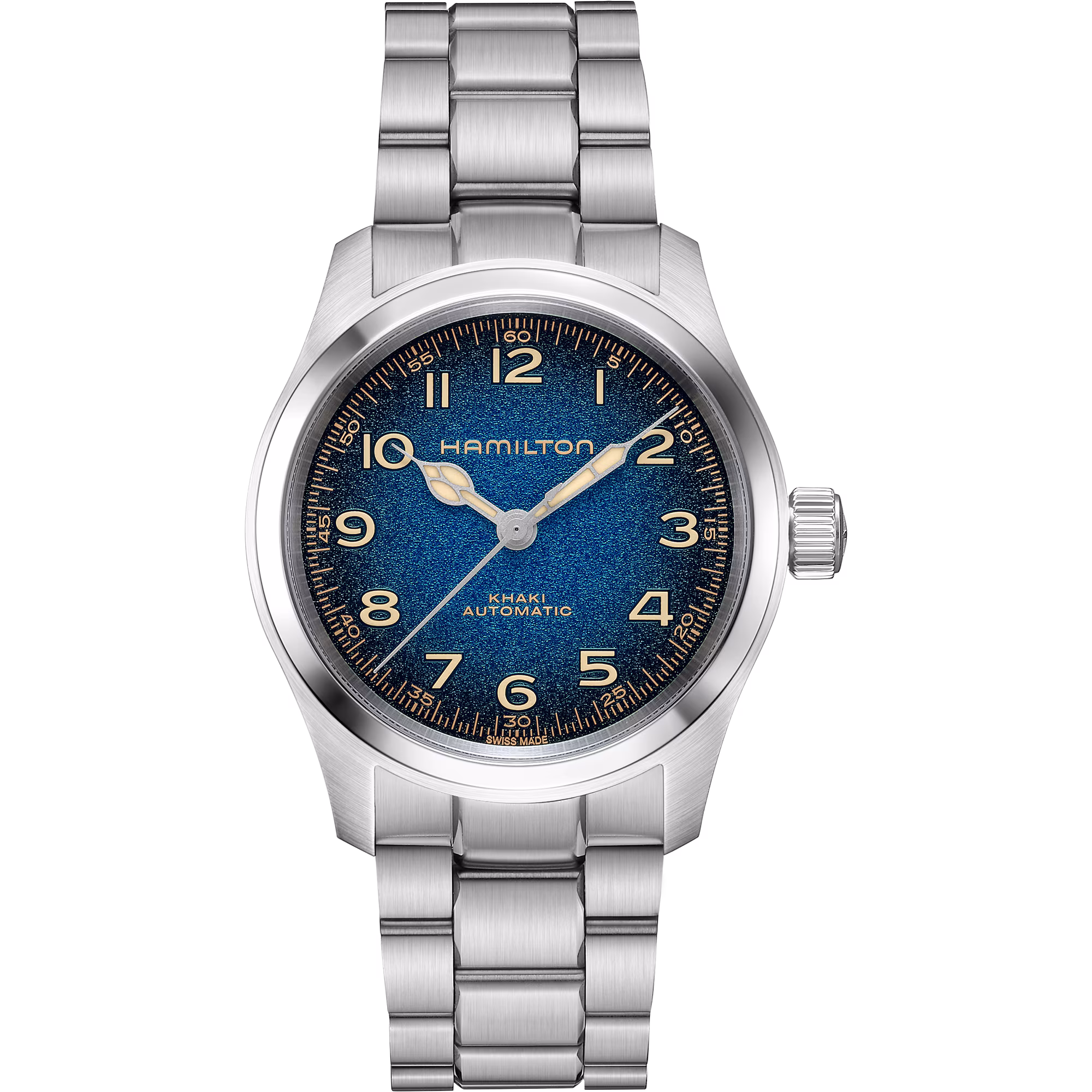 Hamilton Khaki Field Murph "Blue-to-Black" Gradient Dial Stainless Steel Case & Bracelet 38mm Automatic Watch - H70405140