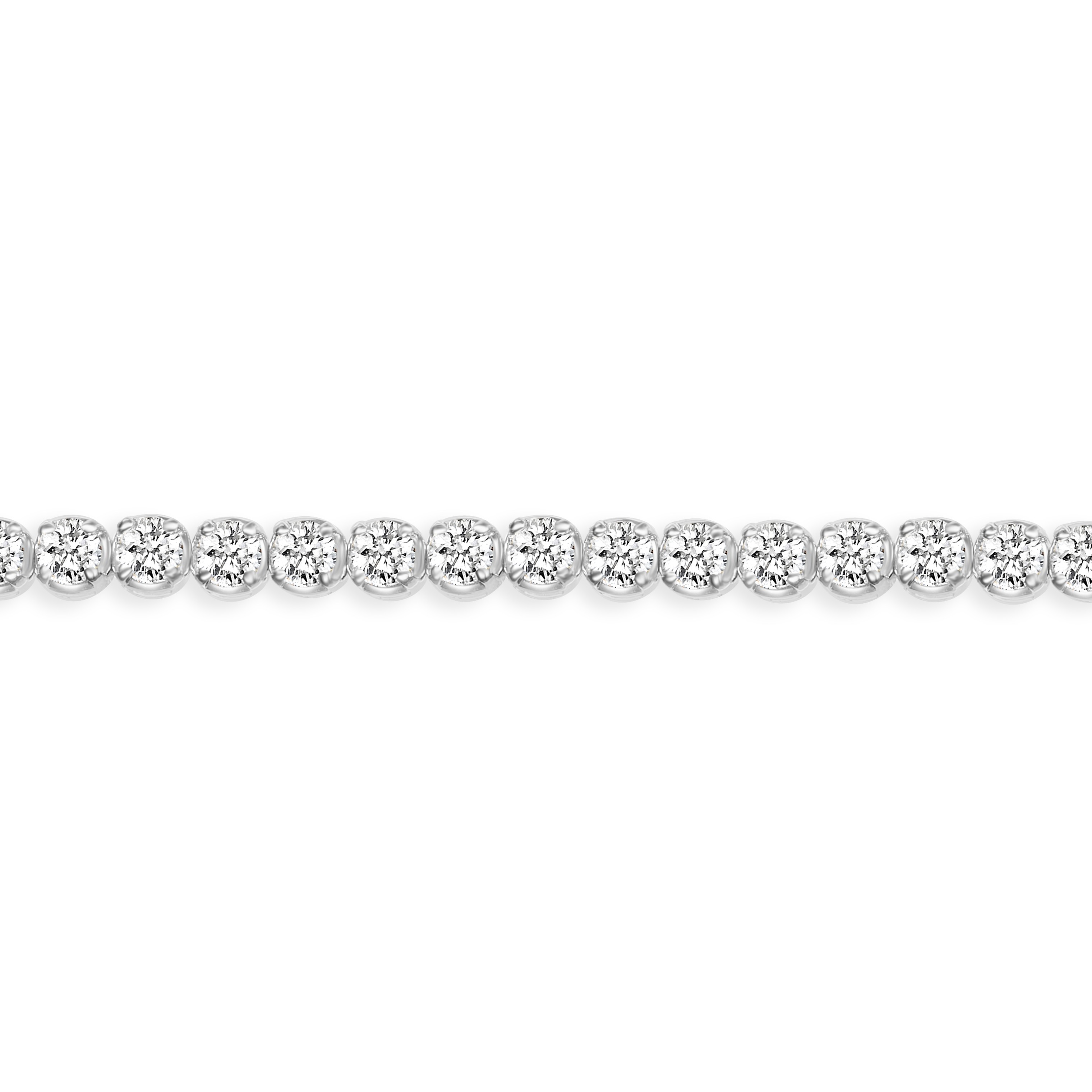 14KW DIAMOND TENNIS BRACELET 34D=10.34CT