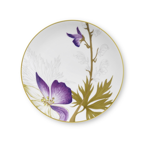 SALAD PLATE, PANSY  7.48" 19cm
