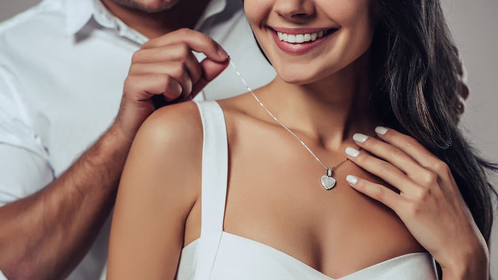 Pendant being worn