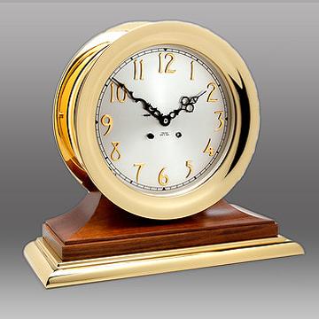 CHELSEA ANDOVER CLASSIC CLOCK 8.5" WALNUT BASE
