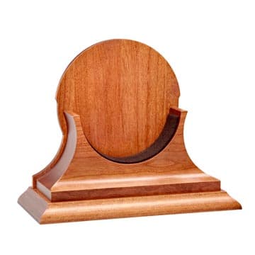 CHELSEA CHERRY TRADITIONAL BASE FOR 4.5" CLOCK