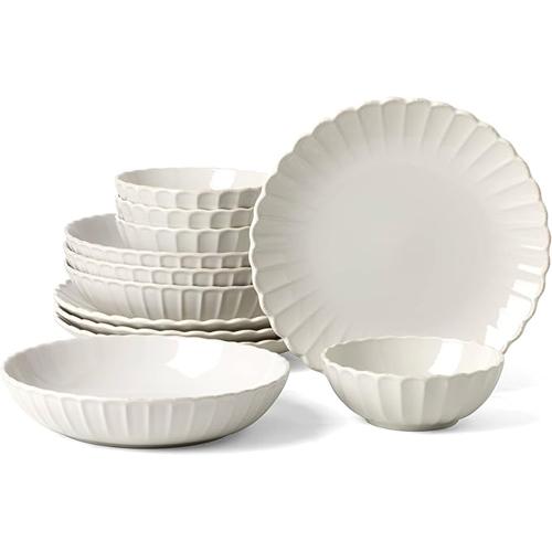 12PC SET (4ea DINNER,PASTA BOWL,AP BOWL) 