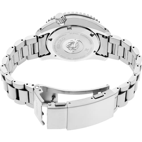 SEIKO PROSPEX LUXE 1968 DIVERS AUTO GMT WHITE DIAL BRACELET WATCH