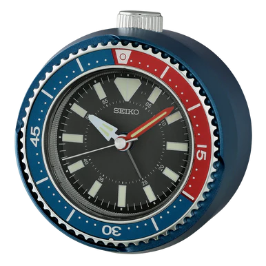 インテリア時計 kyubi SEIKO Rotating Bezel Alarm Clock | Joseph Gann Jewelers