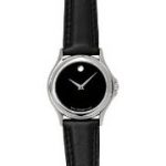 Movado Ss Collection Blk Dial Watch