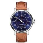 Meistersinger Perigraph 43mm Blue Dial Watch
