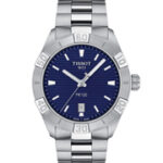 Tissot Ss Pr100 Blue Dial Brac Watch