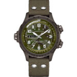 Hamilton Khaki Xwind Green Dial/strap Watch