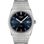 Tissot Prx40250 Ss Blue Dial Brac Watch