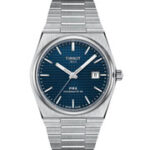 Tissot Prx40205 Ss Blue Dial Brac Watch